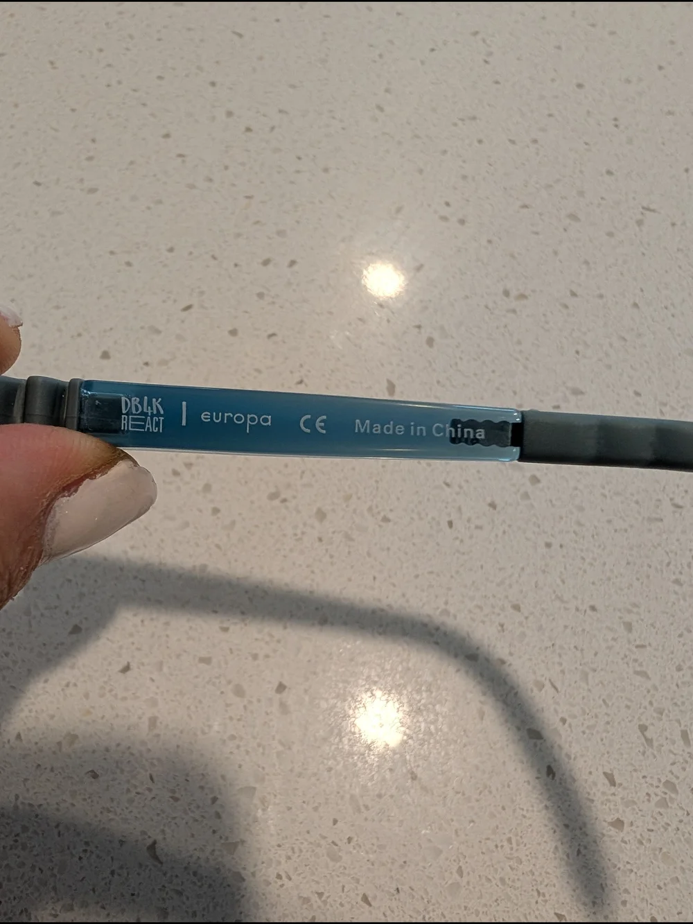 Kids Flexible Light Blue Round/Square Eyeglass Frames